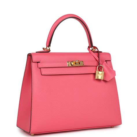 hermes kelly sellier 25 rose azalee|Pre.